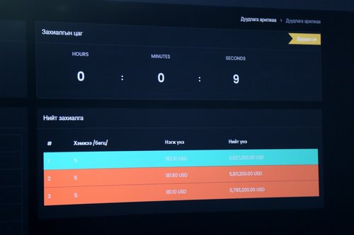 Цахим арилжаагаар тонн нүүрсийг 182.1 ам.доллароор худалдлаа